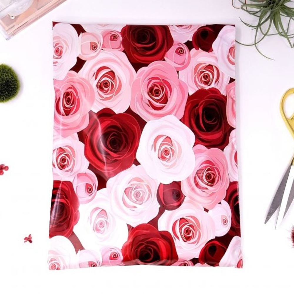 Roses 🌹 Poly Mailers 10x13 Pack of 25